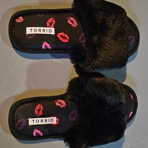 Torrid - Fur Band Slipper Size 10WW